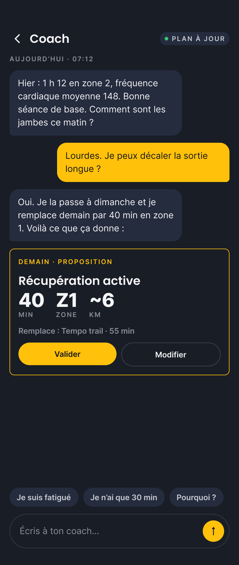 Une conversation avec le coach SORUN